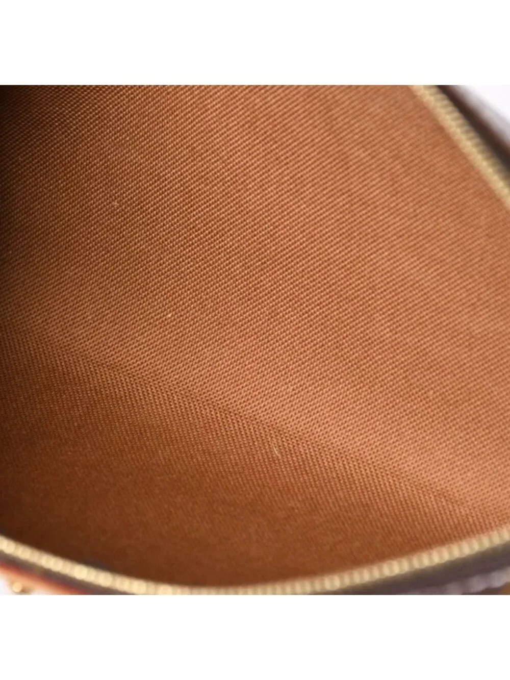 Louis Vuitton Pochette Monogram Brown Gold